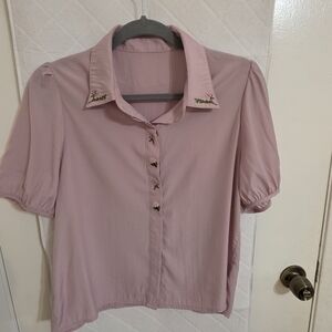 SHEIN Soft Lilac Blouse